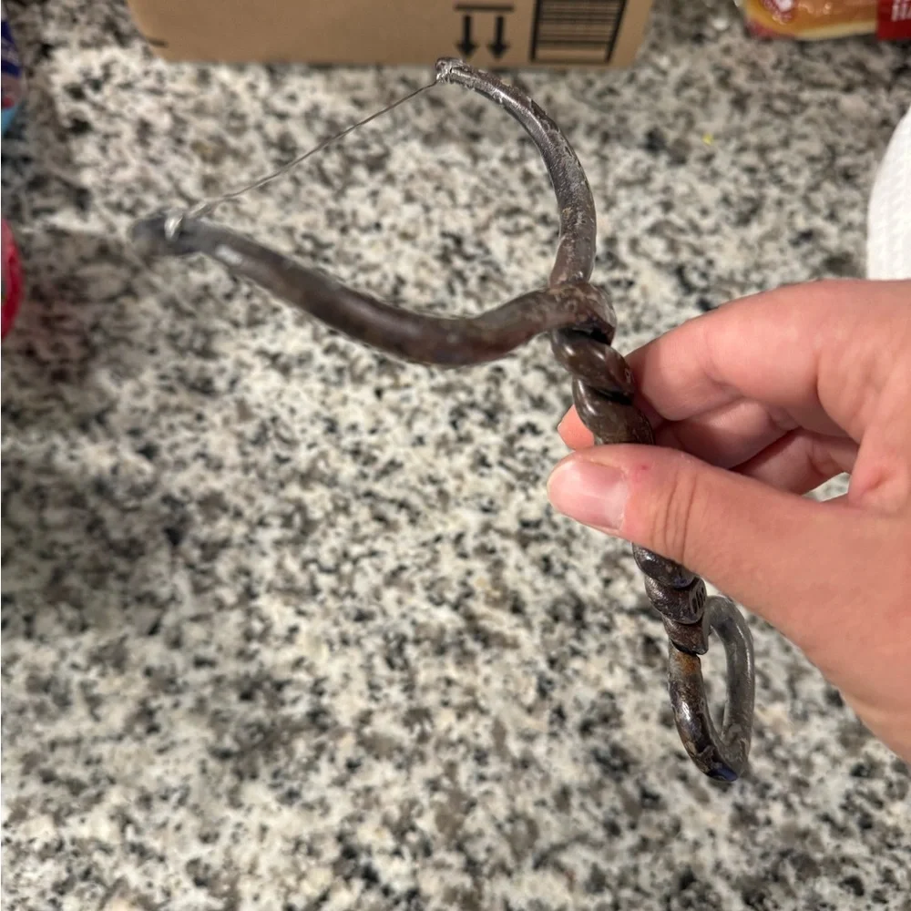 Handmade wrought iron cheese grater